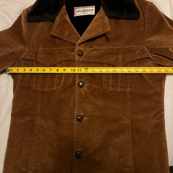 Vintage McGregor Western Corduroy Fur Jacket - Picture 6 of 8